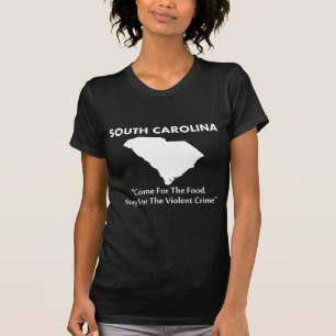 T-shirt Caroline du Sud - Venez pour la nourriture...