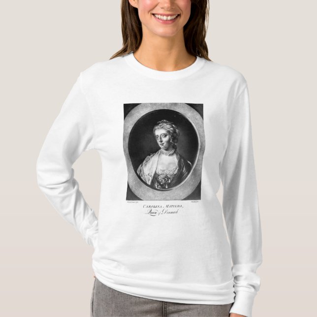 T-shirt Caroline Matilda, reine du Danemark et de la (Devant)