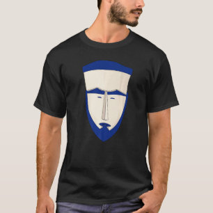 T-shirt Carolines Carolines Masque Visage Tribal