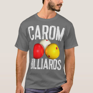 T-shirt CAROM BILLIARDS Cool en état de détresse