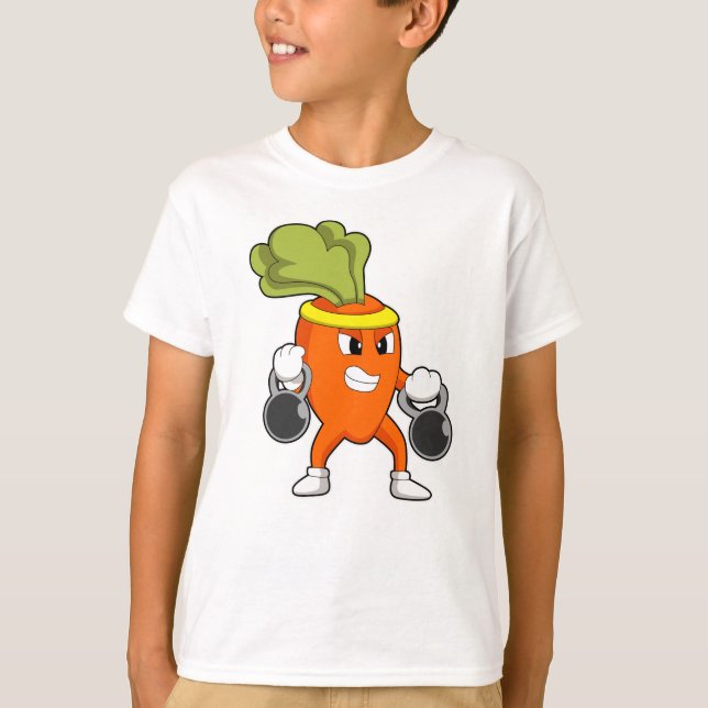 T-shirt Carotte à Fitness avec cloches (Devant)