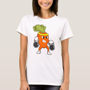 T-shirt Carotte à Fitness avec cloches