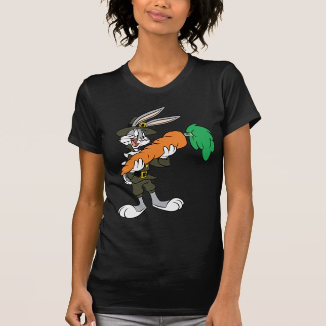 T-shirt Carotte de Thanksgiving de BUGS BUNNY™ Pilgrim (Devant)