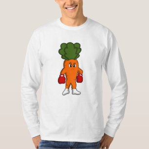 T-shirt Carotte en boîte avec gants de boxe