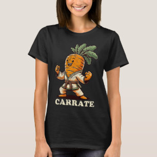 T-shirt Carotte karaté amusante Carotte Cartier Karate Tra