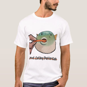 T-shirt Carotte Manger Mème de Poisson