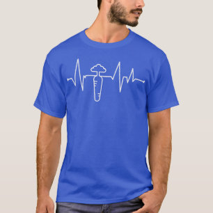 T-shirt Carottes battement de coeur pour végétariens et vé