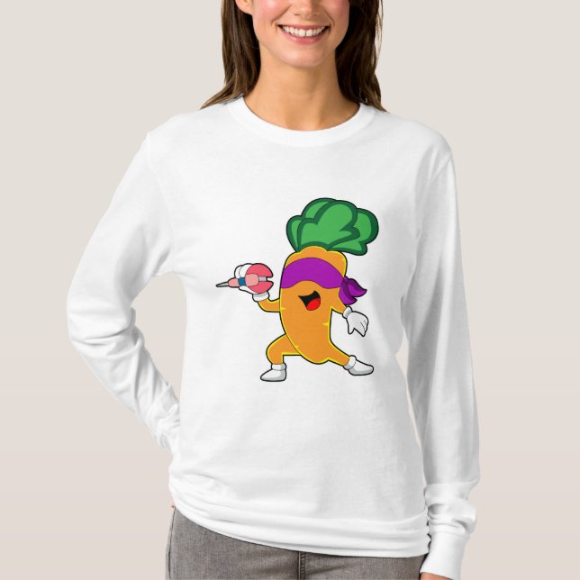 T-shirt Carottes fléchettes (Devant)