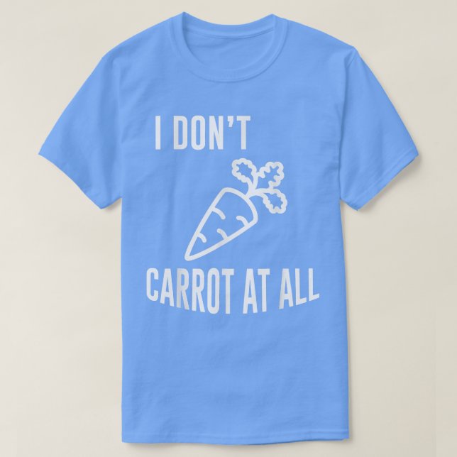 T-shirt Carottes végétariennes végétariennes I ne carottes (Design devant)