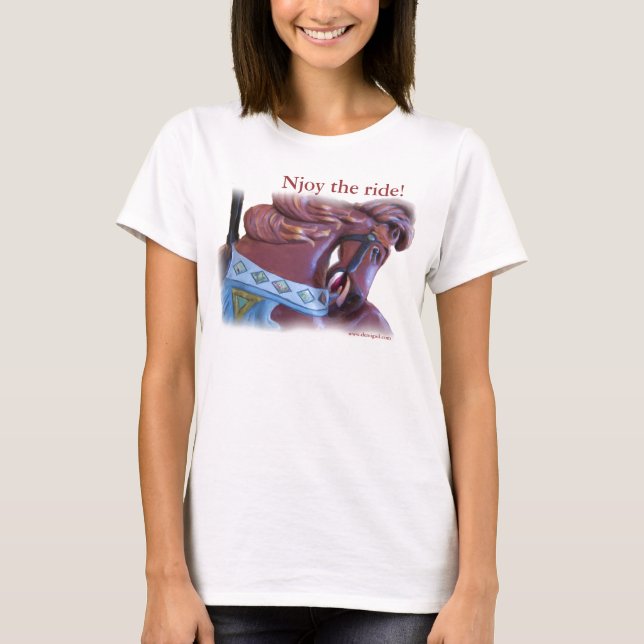 T-shirt carousel_horsej_3643_ Njoy le tour (Devant)