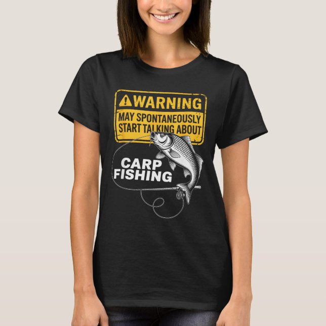 T-shirt Carp Fishing Design For Men Funny Catfish And Carp (Devant)