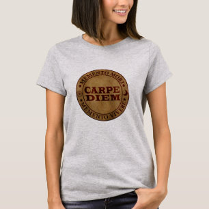 T-shirt Carpe diem Saisir le jour Memento mori