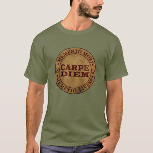 T-shirt Carpe diem Saisir le jour Memento mori