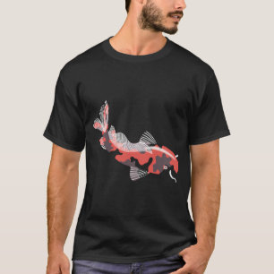 T-shirt carpe koï de style japonais