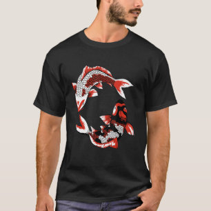 T-shirt Carpe Koi Japonaise Fleur de Cerisier Japonais 37
