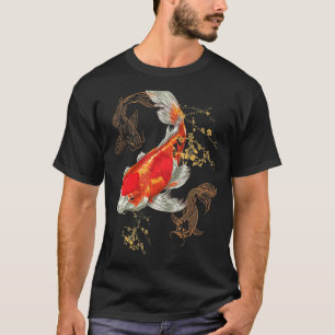 T-shirt Carpe Koi Japonaise Fleur de Cerisier Japonaise 90