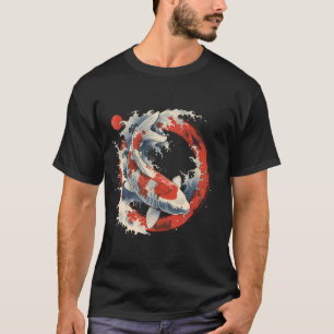 T-shirt Carpe Koi Poisson Koi Japonais Poisson Nishikigoi 