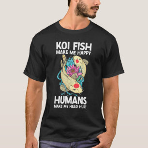 T-shirt Carpe Koi Poisson Nishikigoi Fleur de Cerisier Jap