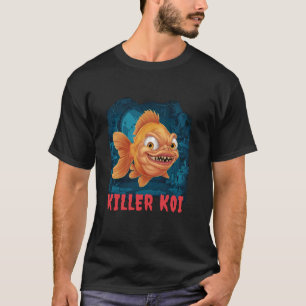 T-shirt Carpe Koï Tueuse Créature de Mer Halloween Effraya