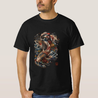 T-shirt Carpeaux Japonais Koi | Tatouage Traditionnel Japo