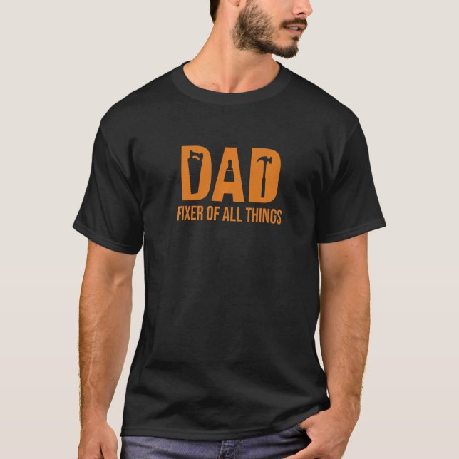T-shirt Carpenter Papa Boisier Carpentier Charpentier (Devant)