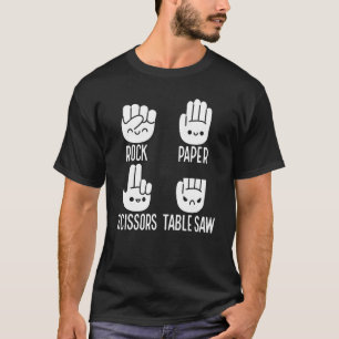 T-shirt Carpenters Chemise Rock Papier Ciseau Table Vie Ca