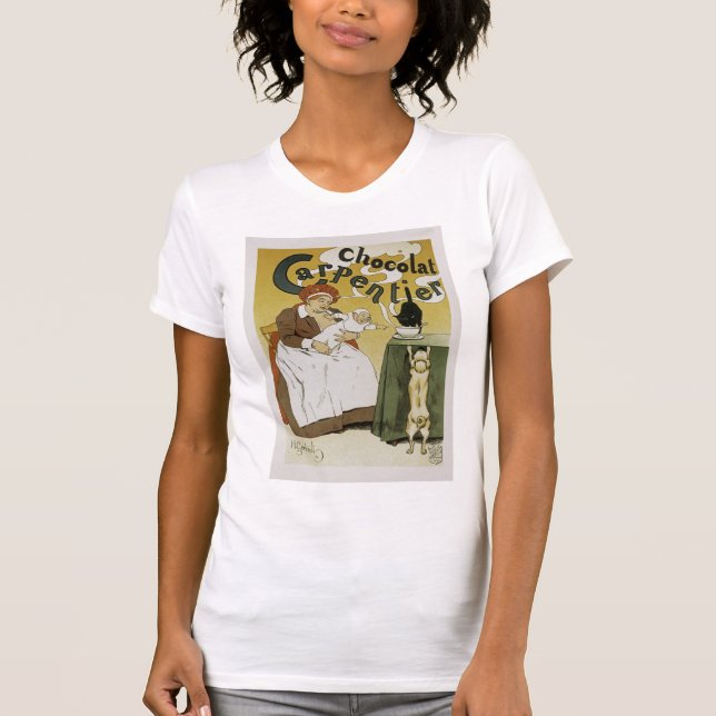 T-shirt Carpentier au chocolat (Devant)