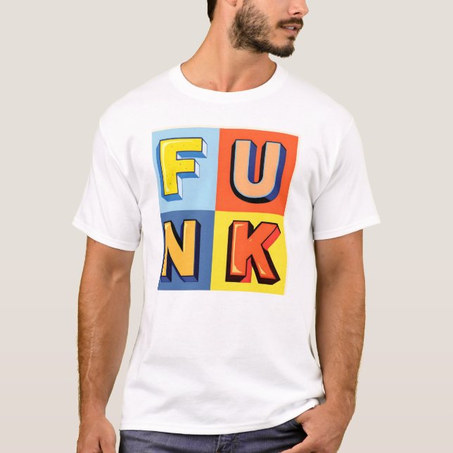 T-shirt carré Funk (Devant)