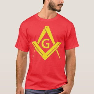 T-shirt Carré maçonnique admis Compass Freemaso