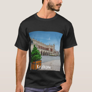 T-shirt Carré principal dans la vieille ville de Cracovie,