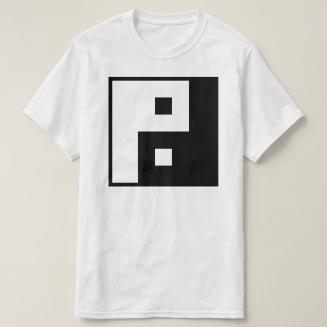 T-shirt Carré Yin Yang (Design devant)