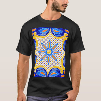 T-shirt Carrelage en céramique Talavera mexicain Motif 1