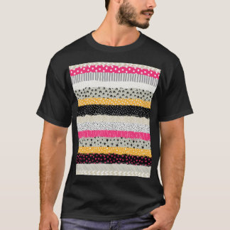 T-shirt Carrelage en Patchwork : Conception Versatile Sans