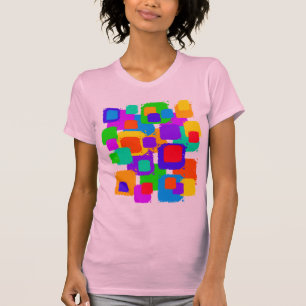 T-shirt Carrés colorés