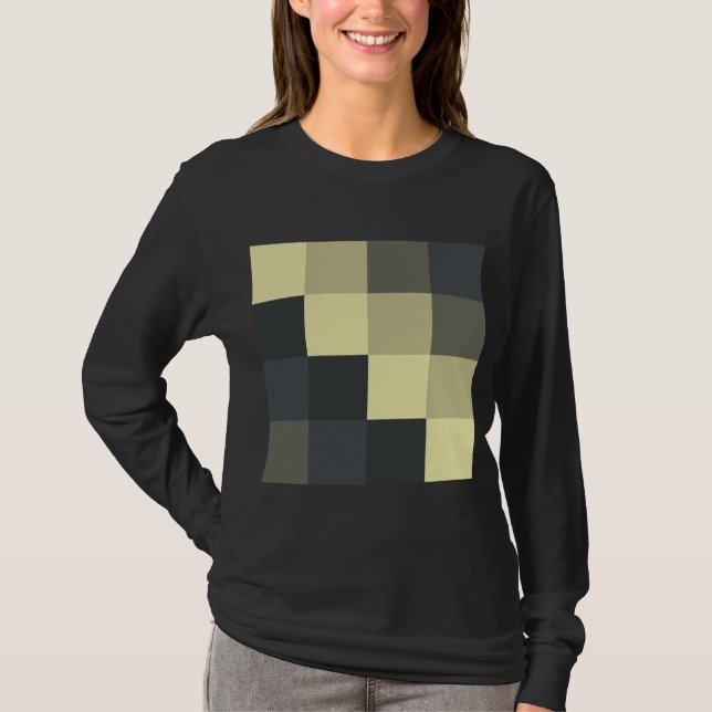 T-shirt Carrés couleur (Devant)