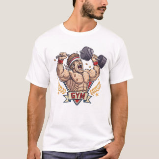 T-shirt Carrosserie musculaire Silhouette