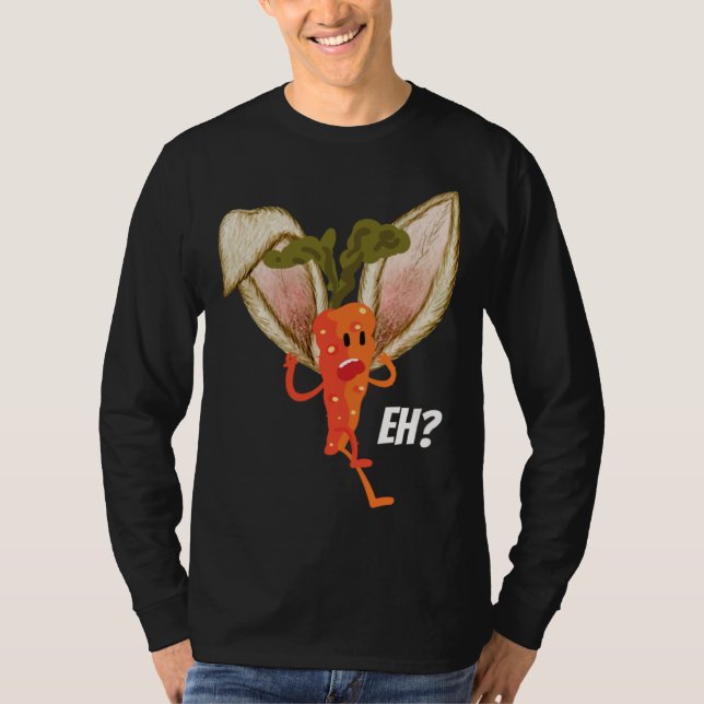 T-shirt Carrot Dissonant Bunny Carrot Easter (Devant)