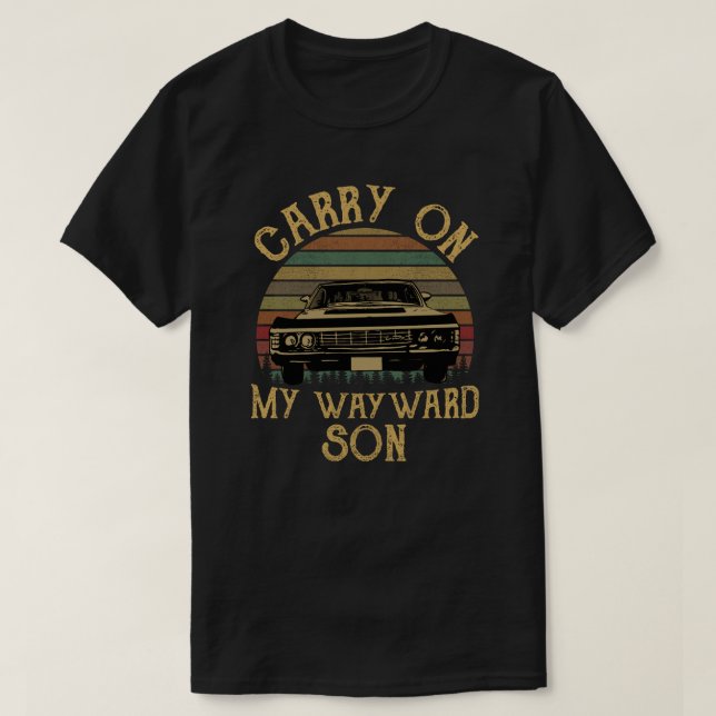 T-shirt Carry On Wayward Son (Design devant)