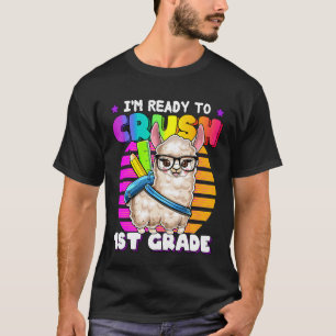 T-shirt Cartable de rentrée scolaire Crush 1re année Lama