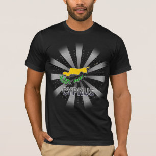 T-shirt Carte 2,0 de drapeau de la Chypre