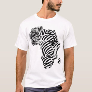 T-shirt Carte africaine de l'Afrique de safari