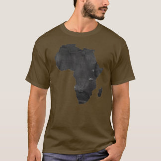 T-shirt Carte Afrique Imprimer Carte Afrique Mur Afrique A