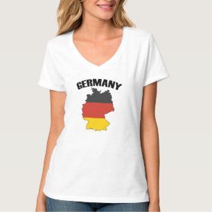 T-shirt Carte Allemagne - Drapeau allemand - Deutschland T