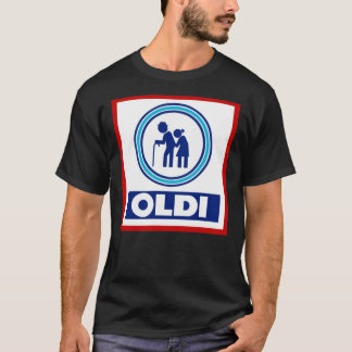 T-shirt Carte Amusante Aldi Nord, carte d'anniversaire pou