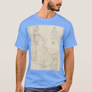 T-shirt Carte ancienne de l'Idaho 1938