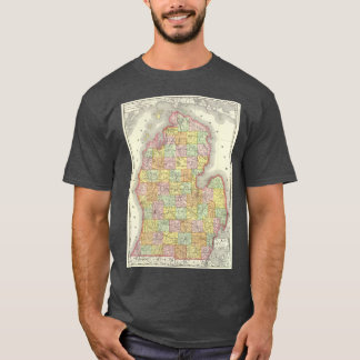T-shirt Carte ancienne du Michigan 1897