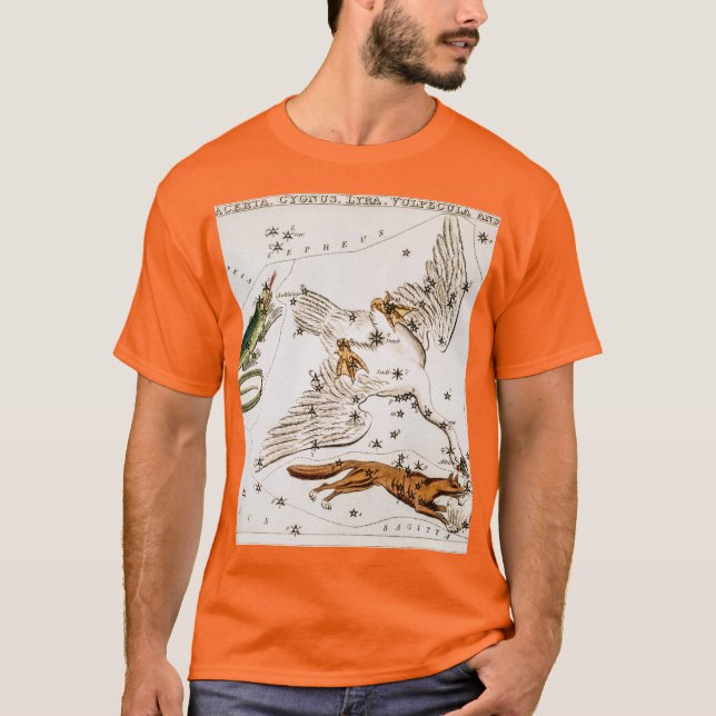T-shirt Carte astronomique vintage (Devant)