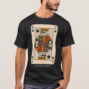 T-shirt Carte Beatmaker King pour producteur de musique et