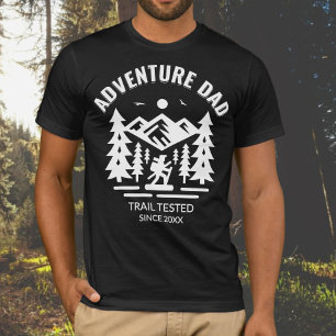 T-shirt Carte Black Adventure Papa Trail testé