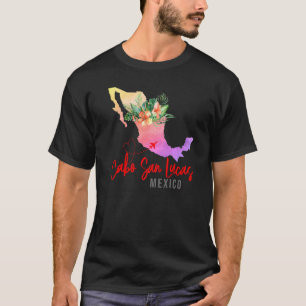 T-shirt Carte Cabo San Lucas Correspondant Vacances Filles